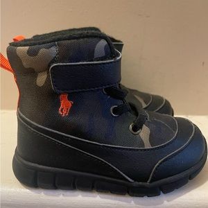 Polo Ralph Lauren toddler boots size 7 in perfect condition! Camo